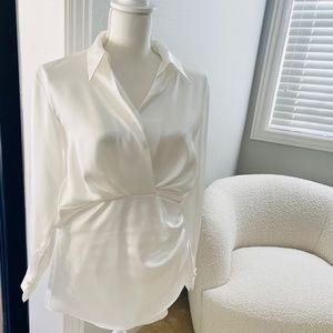 BNWT Zara-Influencer favorite!. Zara satin white dress